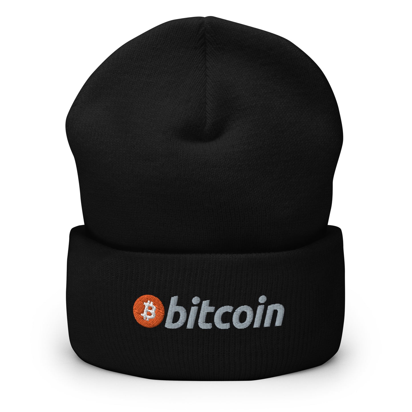 'Bitcoin' Cuffed Beanie