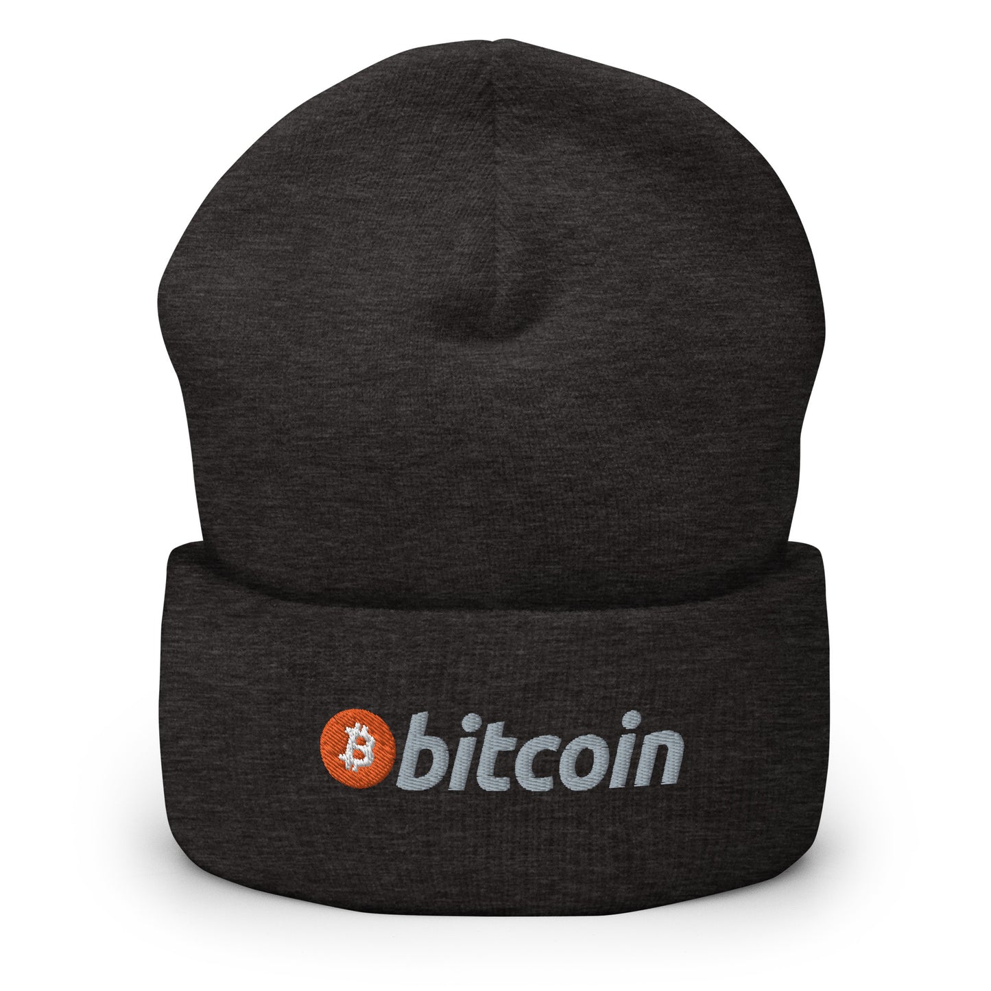 'Bitcoin' Cuffed Beanie