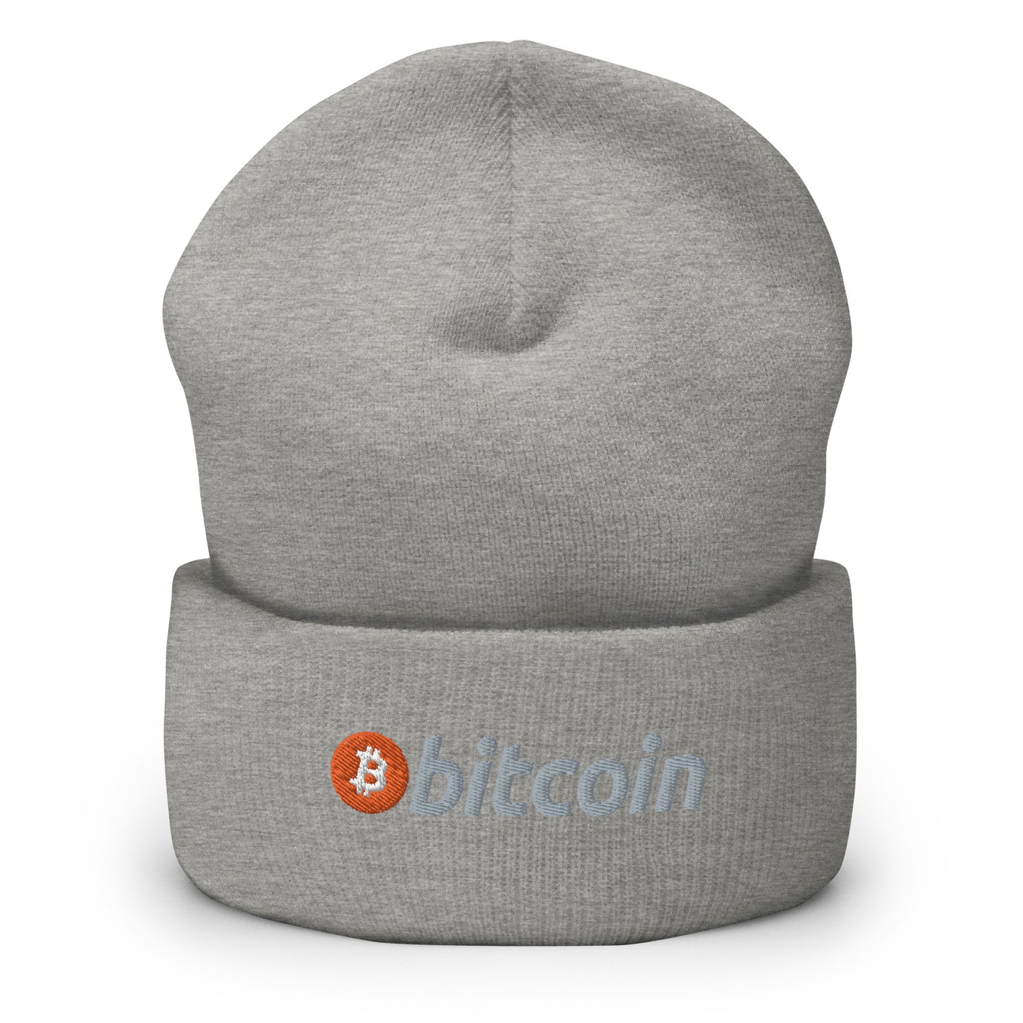 'Bitcoin' Cuffed Beanie