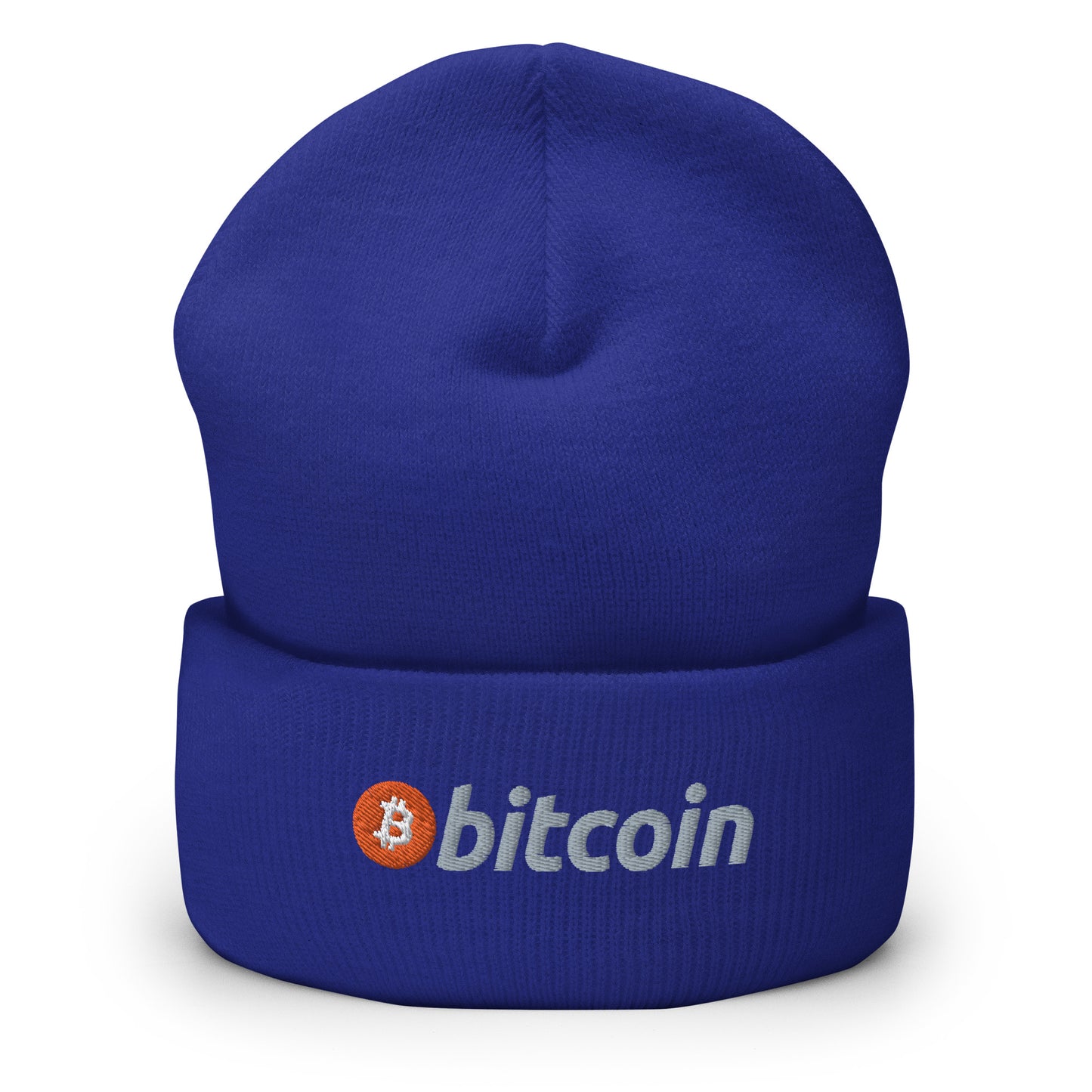'Bitcoin' Cuffed Beanie