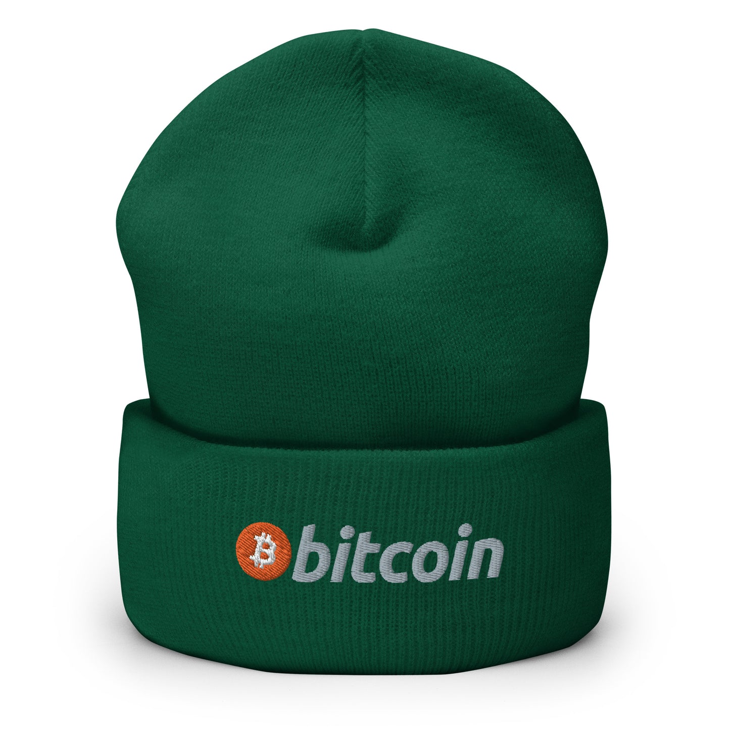 'Bitcoin' Cuffed Beanie