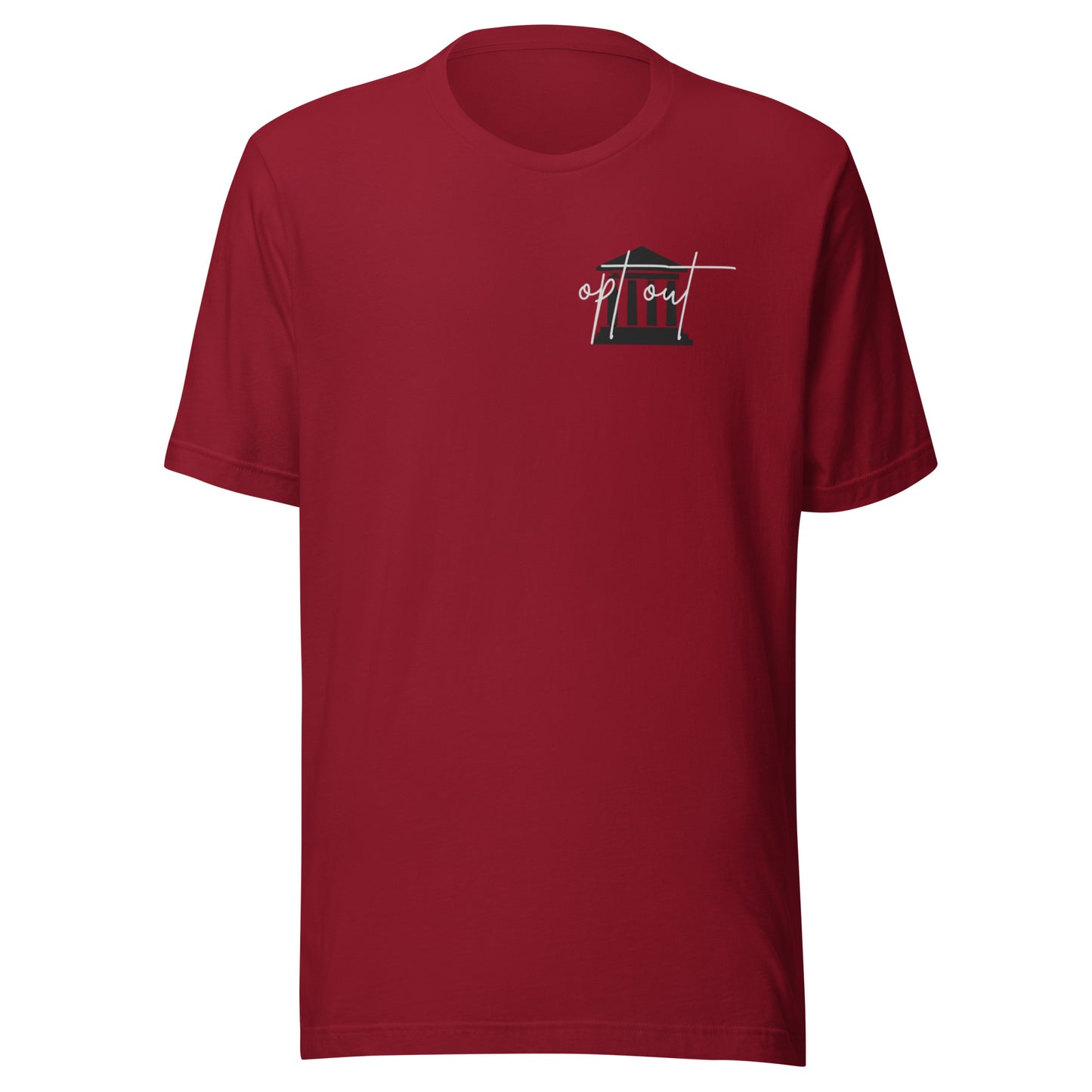 Unisex 'opt out' t-shirt