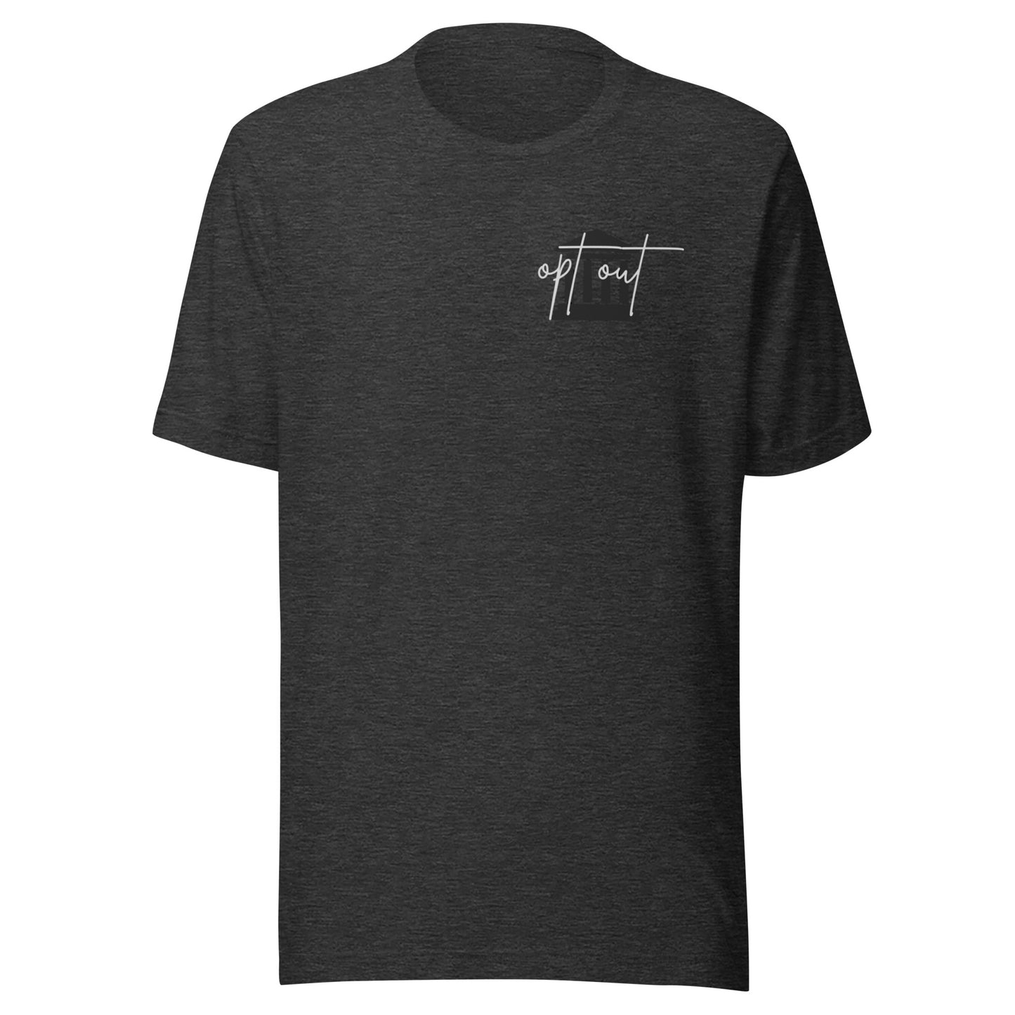 Unisex 'opt out' t-shirt