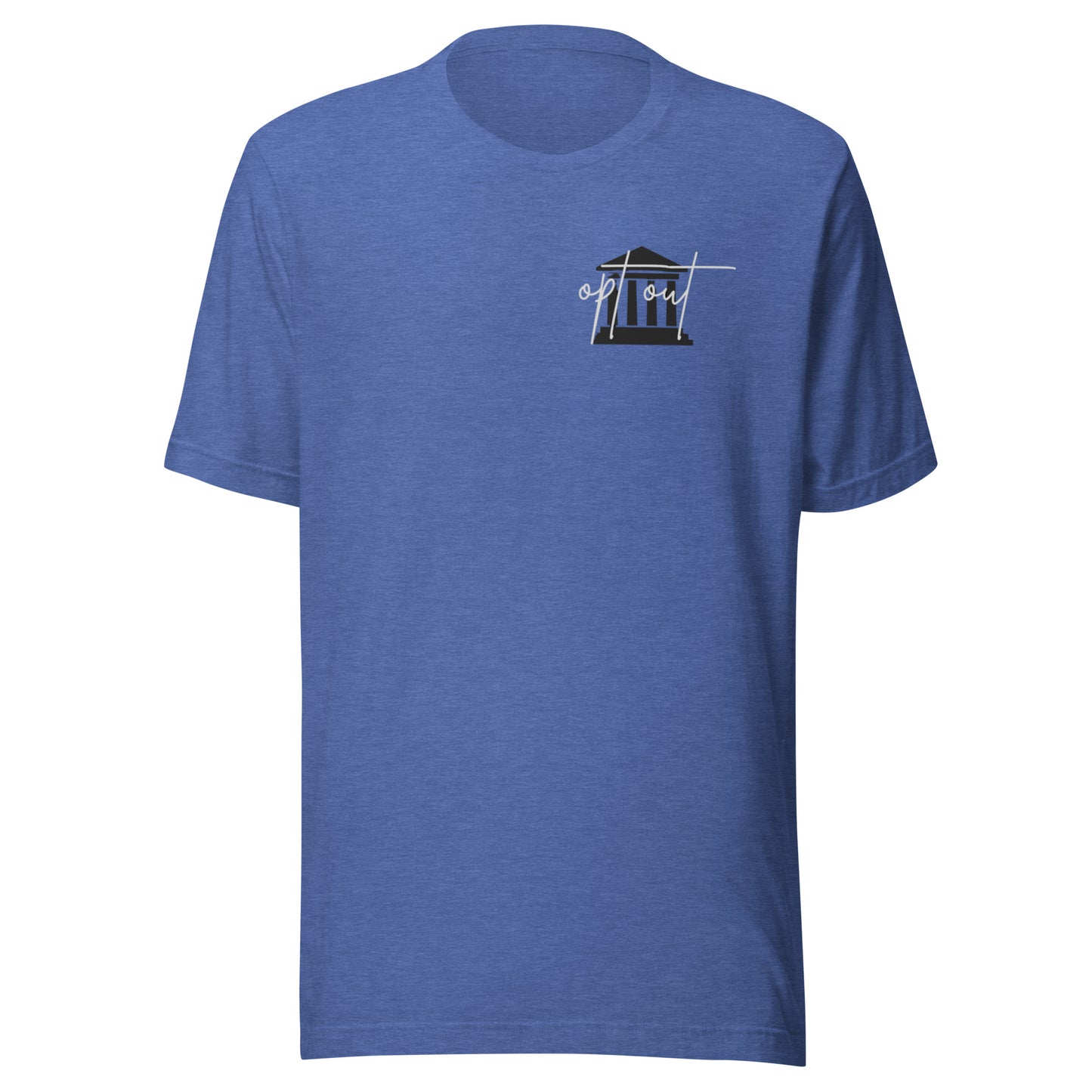 Unisex 'opt out' t-shirt