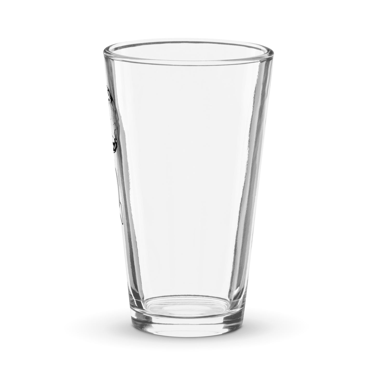 'To the moon' pint glass