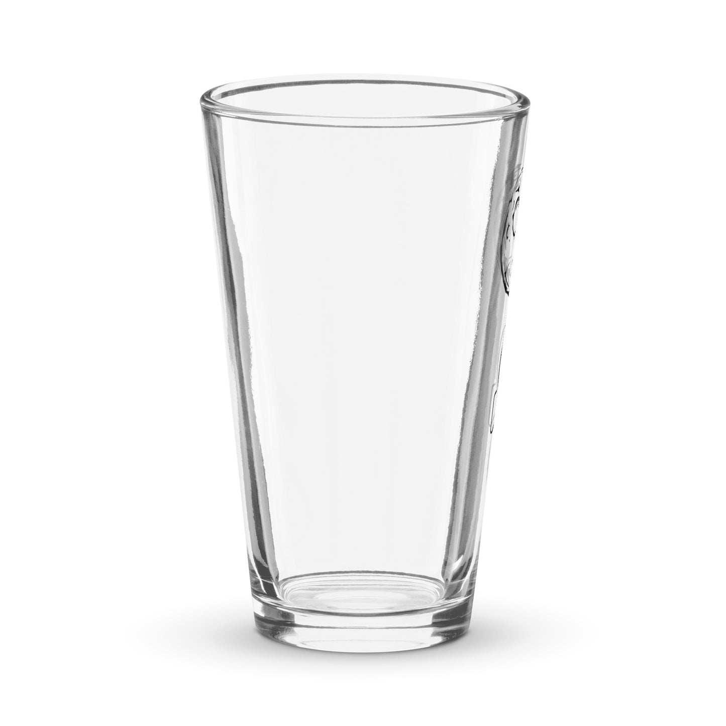 'To the moon' pint glass