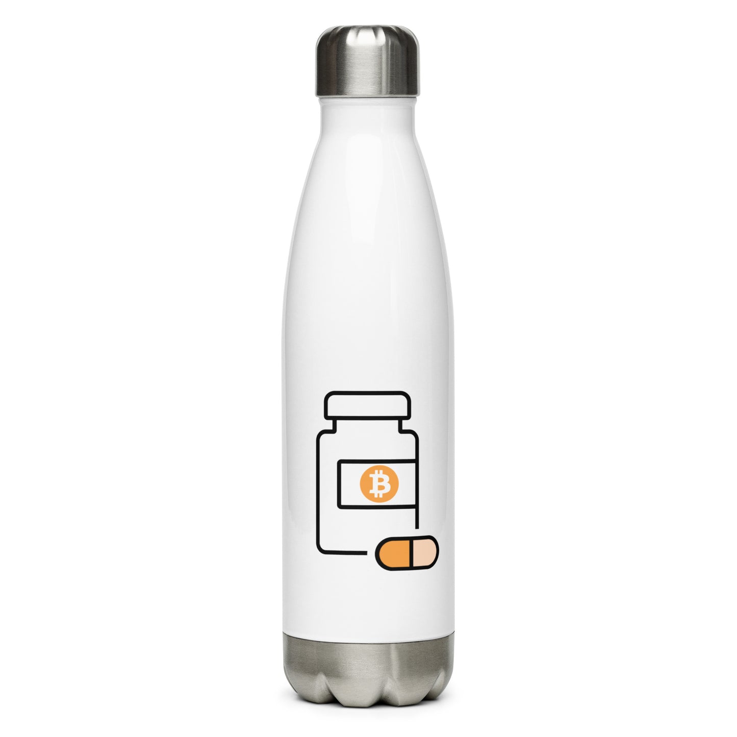 'Orange Pill' water bottle