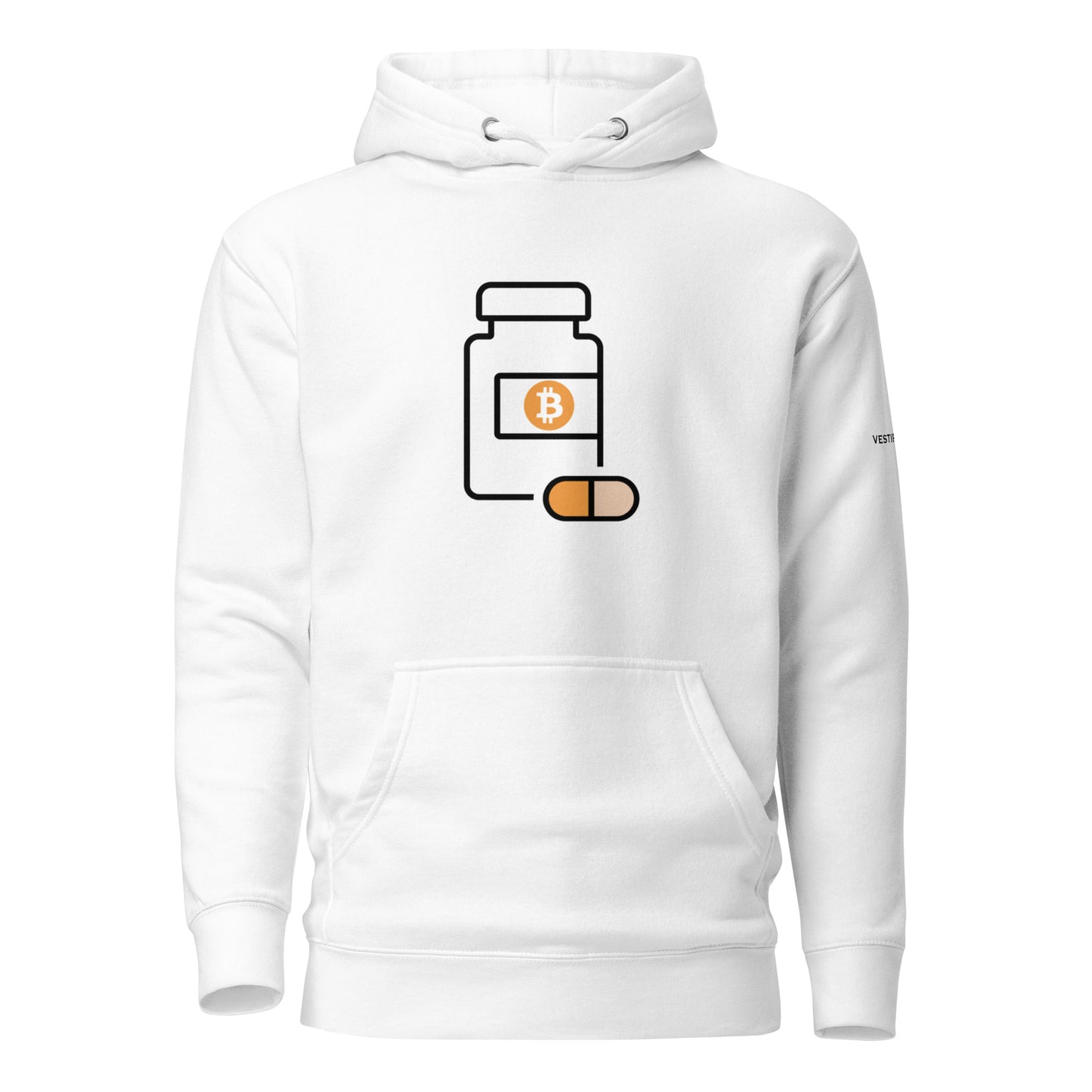 Unisex 'Orange Pill' Hoodie (Light)