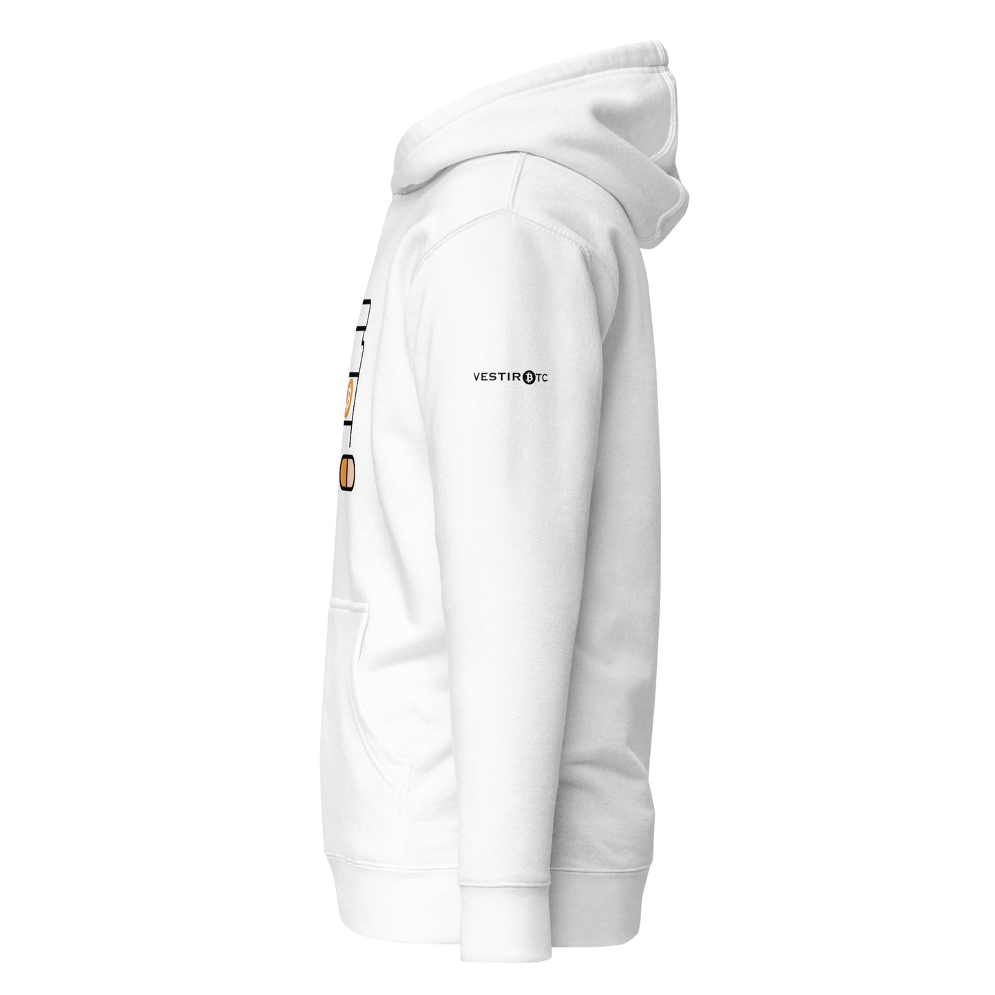 Unisex 'Orange Pill' Hoodie (Light)