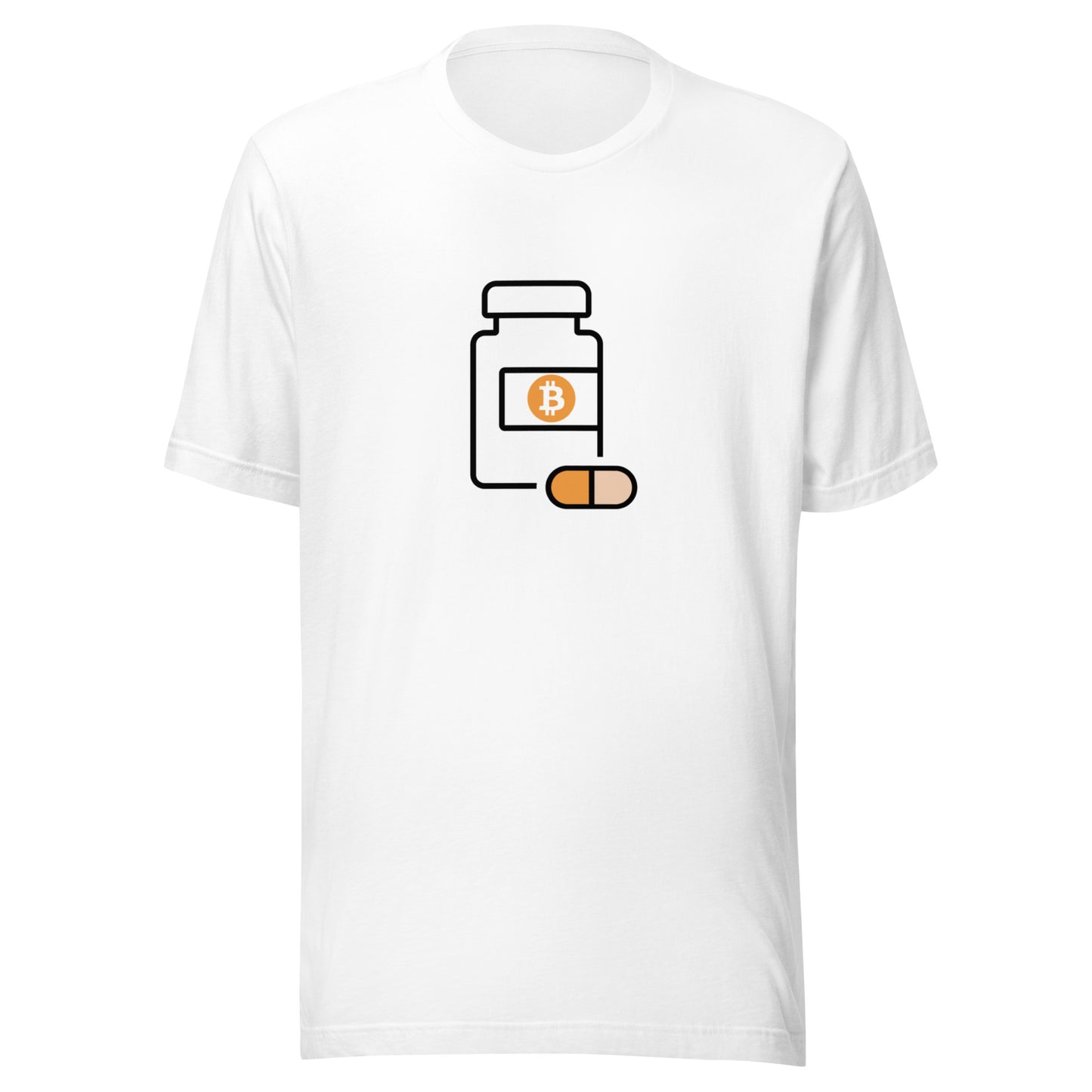 Unisex 'Orange Pill' t-shirt (Light)